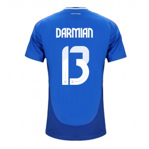 Italien Matteo Darmian #13 Replika Hjemmebanetrøje EM 2024 Kortærmet